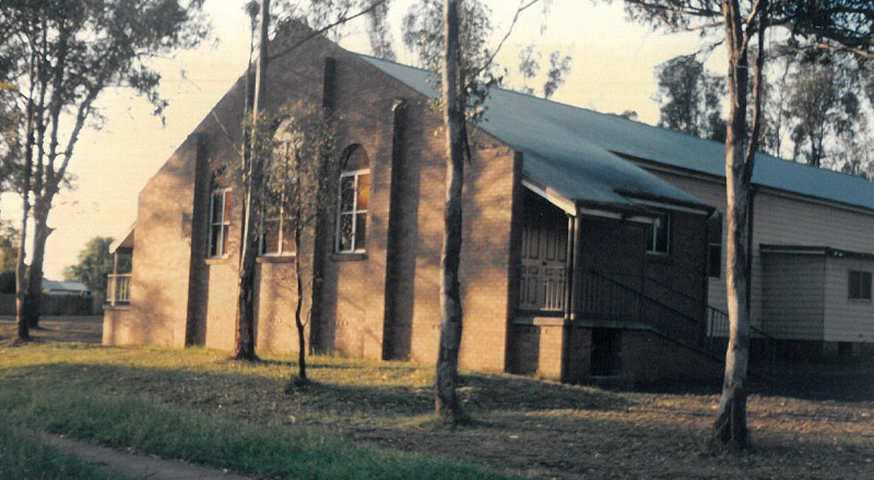 The original parish church at Mary Immaculate Primary School Quakers Hill