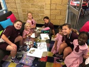 kindy meet their buddies 2018 09