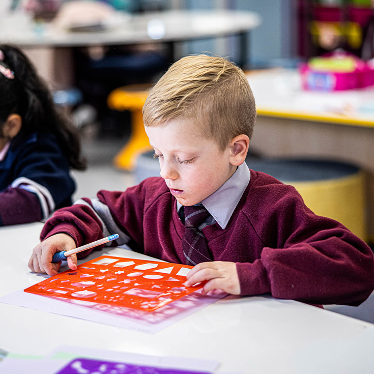 Students in the classroom at Mary Immaculate Primary School Quakers Hill
